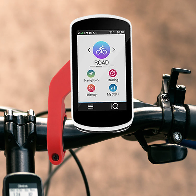 kwmobile Halter für Garmin Edge Halterung - GPS Radcomputer Fahrradhalterung - Schwarz - Halterungen und Ständer