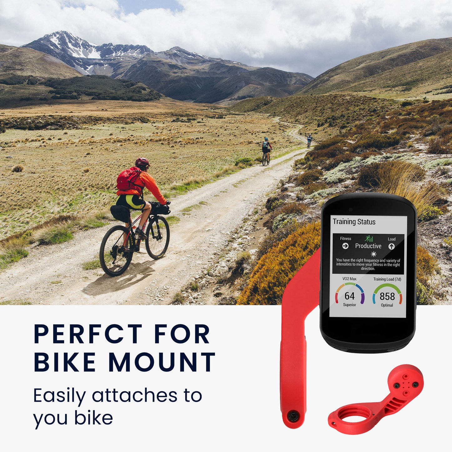 kwmobile Halter für Garmin Edge Halterung - GPS Radcomputer Fahrradhalterung - Schwarz - Halterungen und Ständer