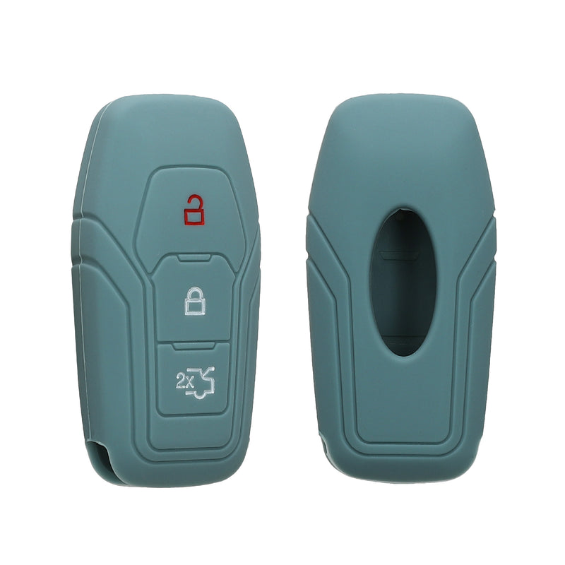 kwmobile Car Key Cover compatible with Ford 3-Button MyKey Car Key (Key Free)