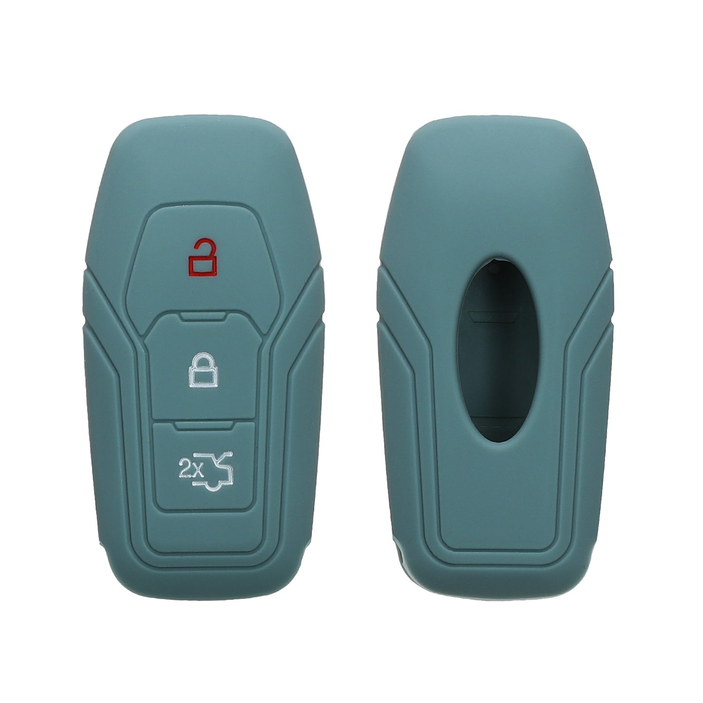 kwmobile Car Key Cover compatible with Ford 3-Button MyKey Car Key (Key Free)