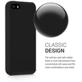 kwmobile Case for Apple iPhone SE (1st Gen 2016) / iPhone 5 / iPhone 5S - Silicone Case - Wireless Charging - Protective Cover