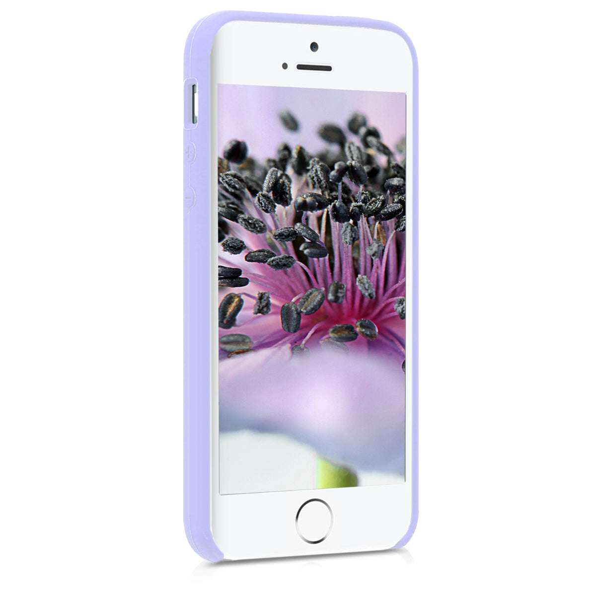 kwmobile Case for Apple iPhone SE (1st Gen 2016) / iPhone 5 / iPhone 5S - Silicone Case - Wireless Charging - Protective Cover