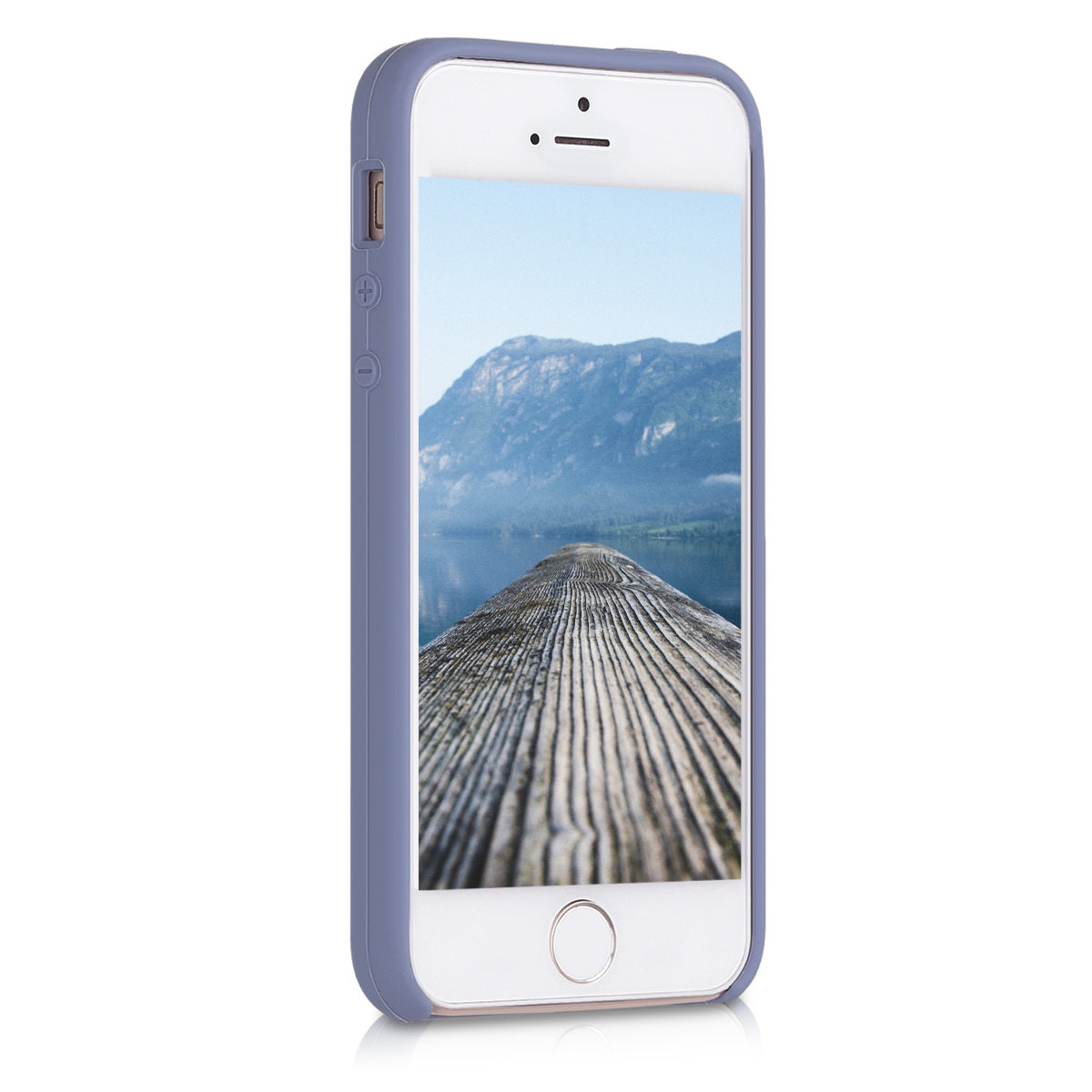 kwmobile Case for Apple iPhone SE (1st Gen 2016) / iPhone 5 / iPhone 5S - Silicone Case - Wireless Charging - Protective Cover