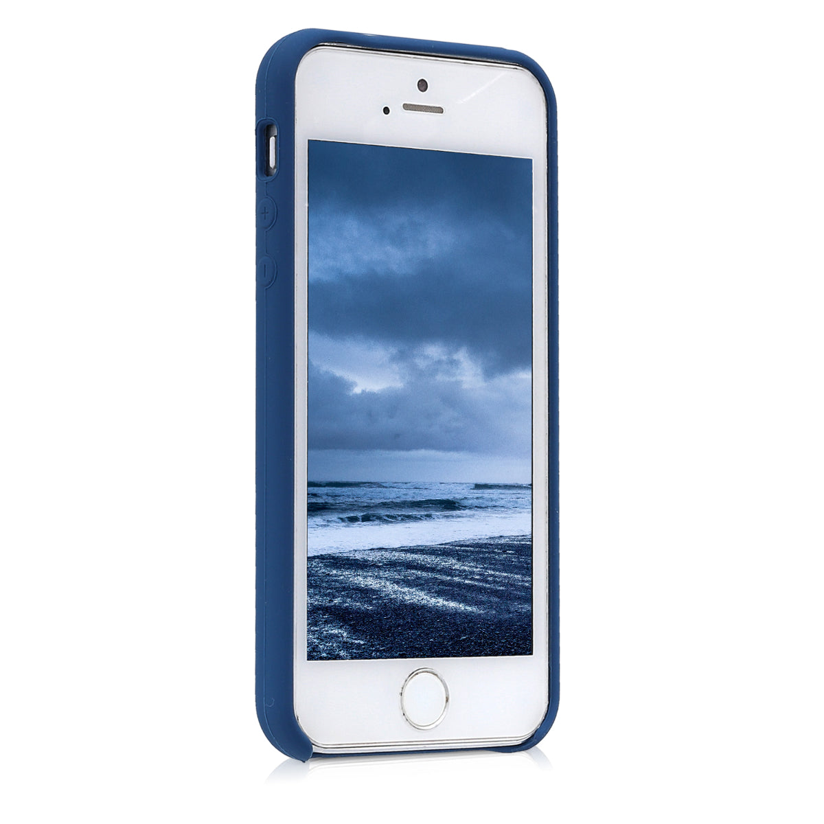 kwmobile Case for Apple iPhone SE (1st Gen 2016) / iPhone 5 / iPhone 5S - Silicone Case - Wireless Charging - Protective Cover