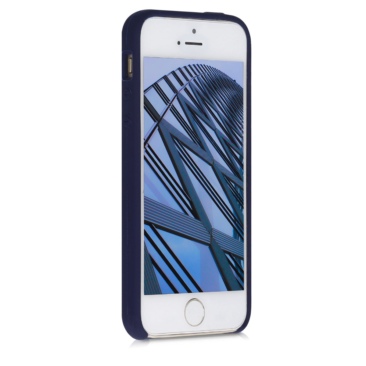 kwmobile Case for Apple iPhone SE (1st Gen 2016) / iPhone 5 / iPhone 5S - Silicone Case - Wireless Charging - Protective Cover