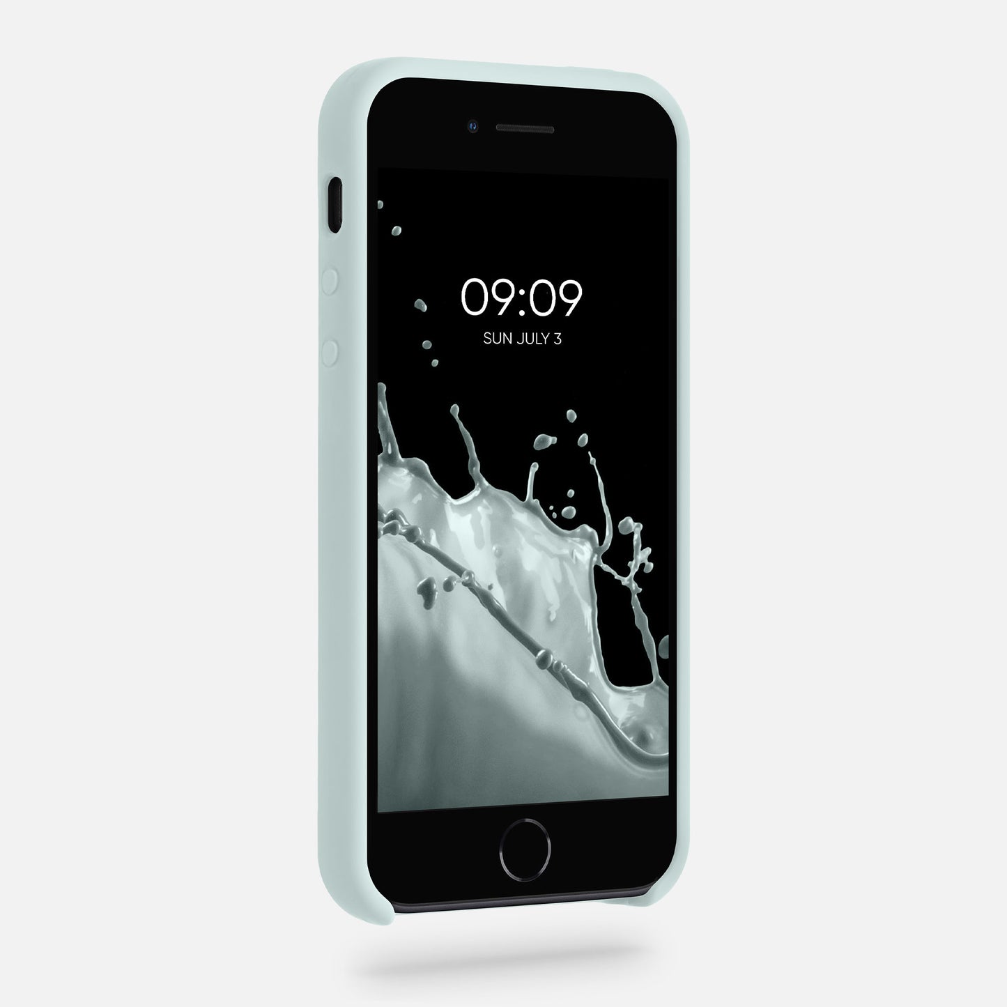 kwmobile Case for Apple iPhone SE (1st Gen 2016) / iPhone 5 / iPhone 5S - Silicone Case - Wireless Charging - Protective Cover