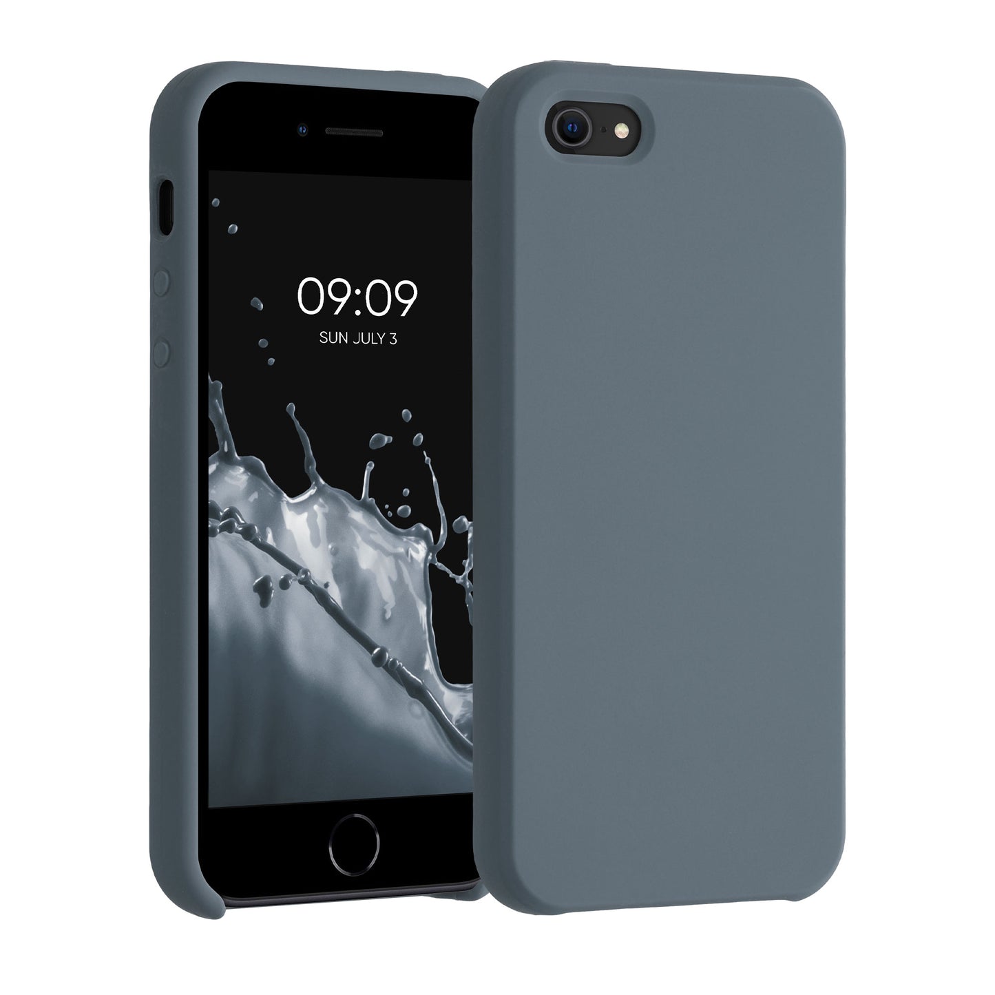 kwmobile Case for Apple iPhone SE (1st Gen 2016) / iPhone 5 / iPhone 5S - Silicone Case - Wireless Charging - Protective Cover