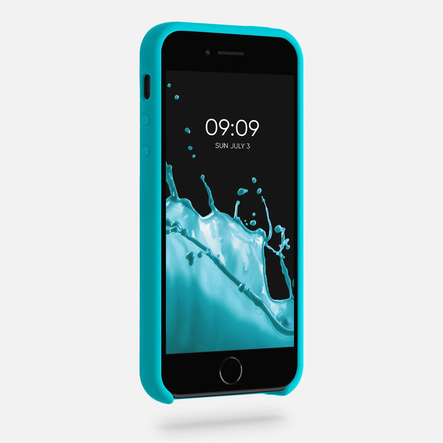 kwmobile Case for Apple iPhone SE (1st Gen 2016) / iPhone 5 / iPhone 5S - Silicone Case - Wireless Charging - Protective Cover