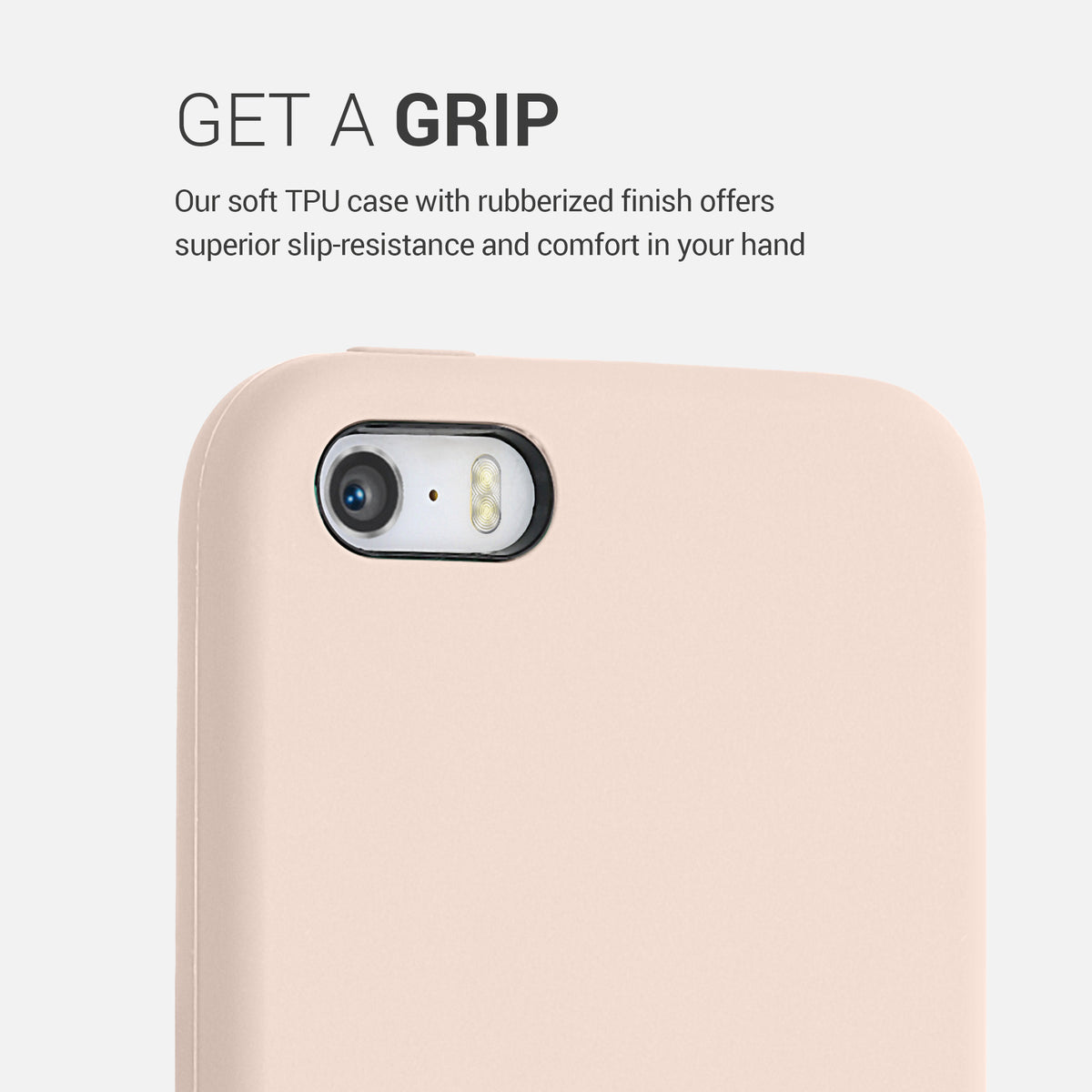 kwmobile Case for Apple iPhone SE (1st Gen 2016) / iPhone 5 / iPhone 5S - Silicone Case - Wireless Charging - Protective Cover