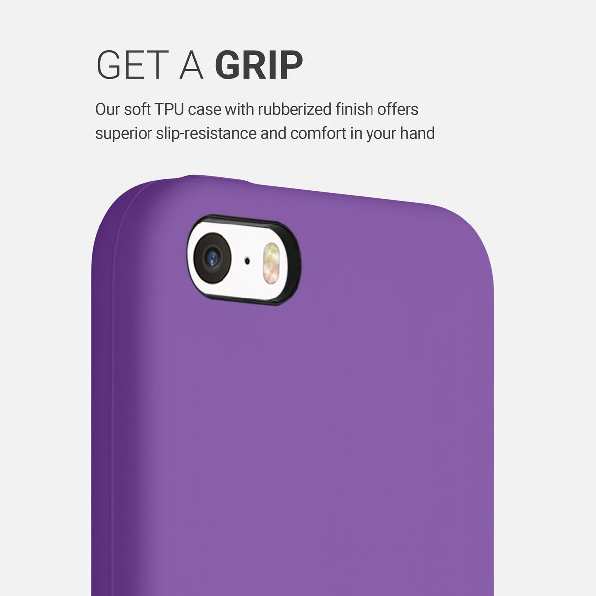 kwmobile Case for Apple iPhone SE (1st Gen 2016) / iPhone 5 / iPhone 5S - Silicone Case - Wireless Charging - Protective Cover