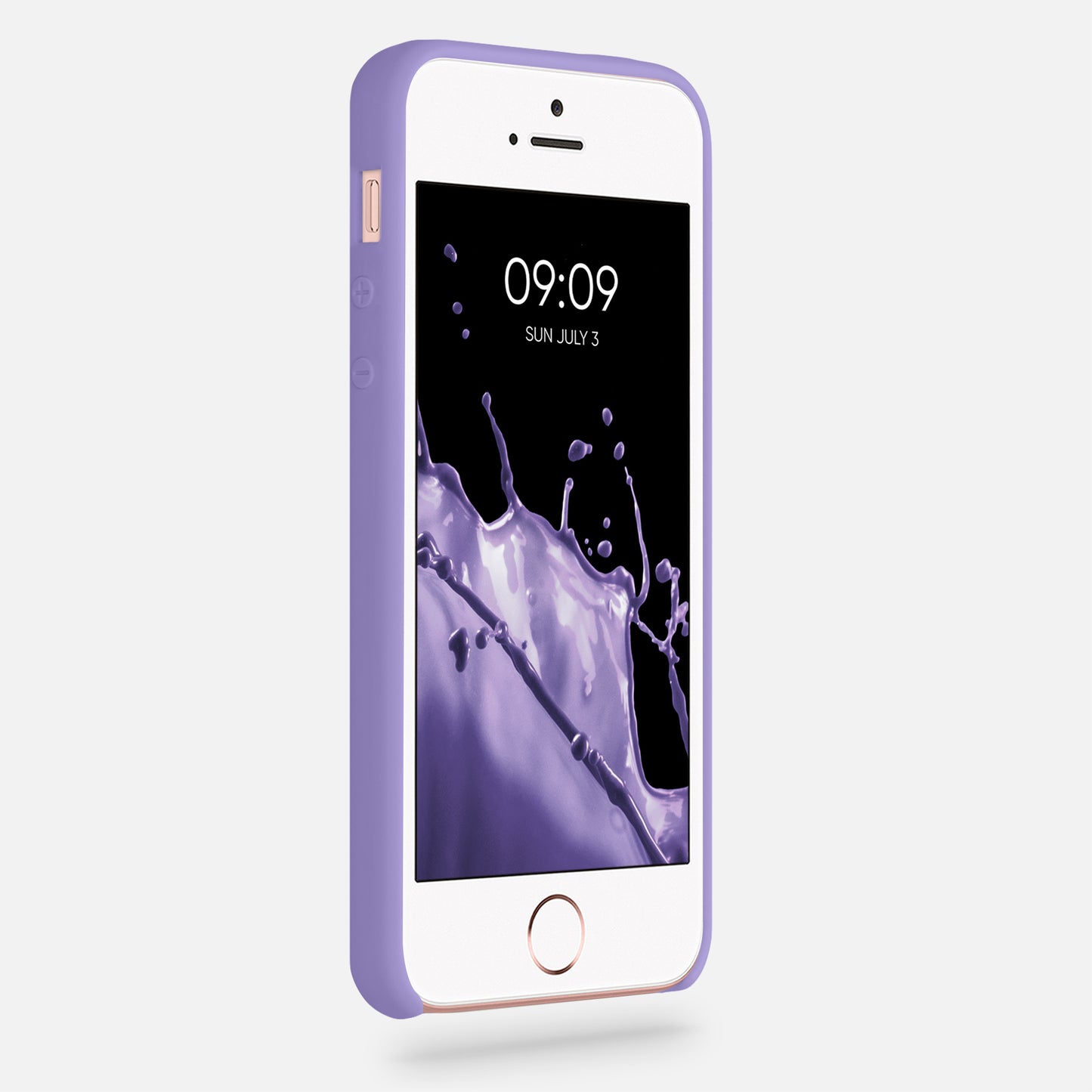 kwmobile Case for Apple iPhone SE (1st Gen 2016) / iPhone 5 / iPhone 5S - Silicone Case - Wireless Charging - Protective Cover
