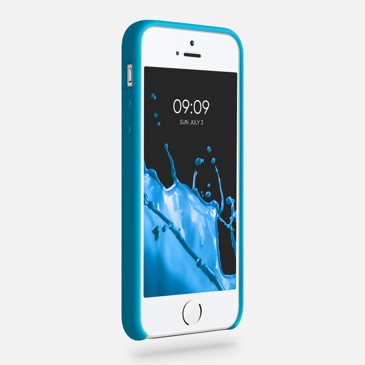 kwmobile Case for Apple iPhone SE (1st Gen 2016) / iPhone 5 / iPhone 5S - Silicone Case - Wireless Charging - Protective Cover