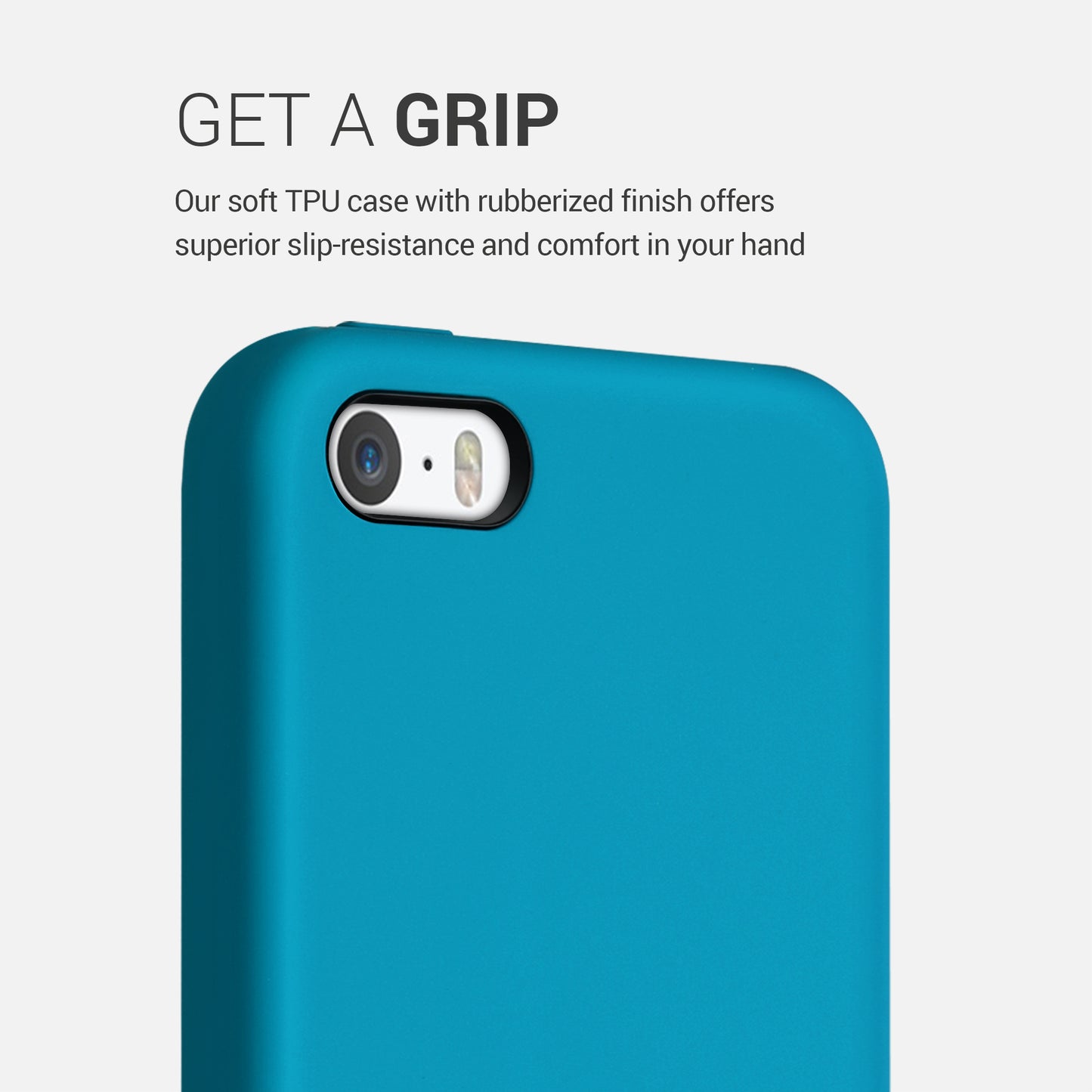 kwmobile Case for Apple iPhone SE (1st Gen 2016) / iPhone 5 / iPhone 5S - Silicone Case - Wireless Charging - Protective Cover