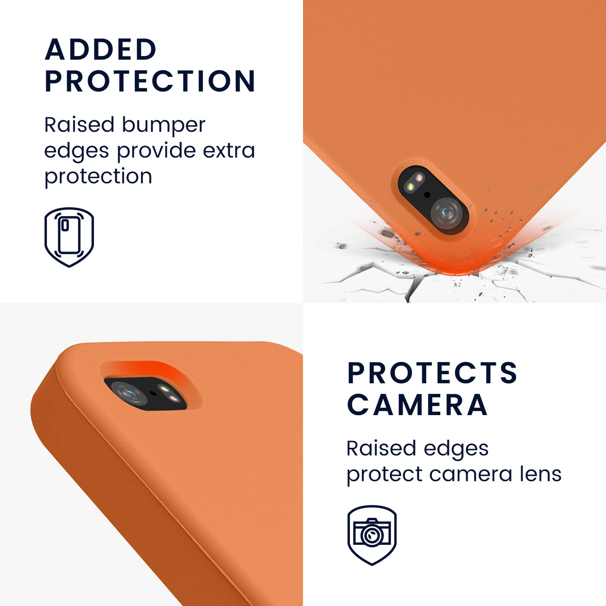 kwmobile Case for Apple iPhone SE (1st Gen 2016) / iPhone 5 / iPhone 5S - Silicone Case - Wireless Charging - Protective Cover
