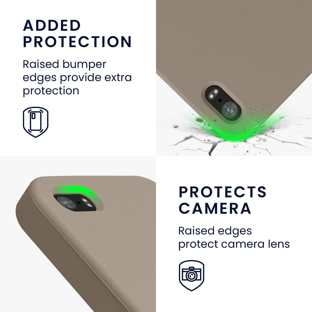 kwmobile Case for Apple iPhone SE (1st Gen 2016) / iPhone 5 / iPhone 5S - Silicone Case - Wireless Charging - Protective Cover