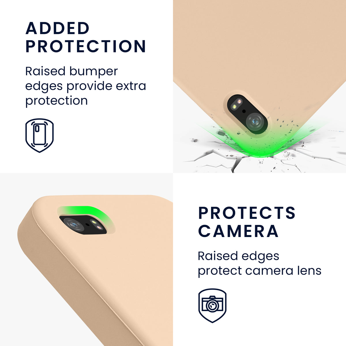 kwmobile Case for Apple iPhone SE (1st Gen 2016) / iPhone 5 / iPhone 5S - Silicone Case - Wireless Charging - Protective Cover