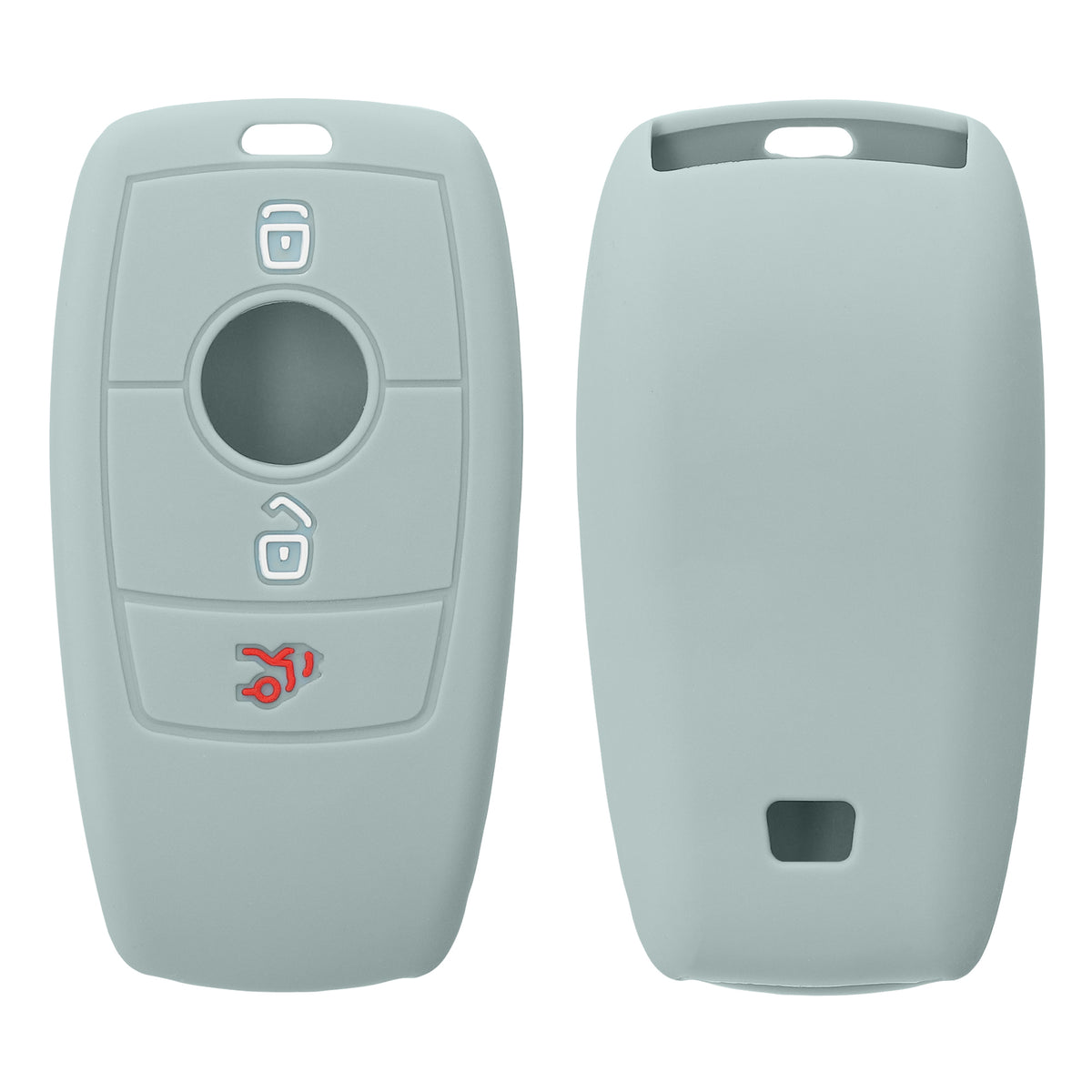 Mercedes Benz Smart Key Autoschlüssel (nur Keyless) Silikon Schlüsselhülle, Cool Mint
