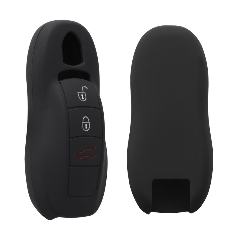 kwmobile Car Key Cover compatible with Porsche 3-Button Car Key (Keyless Entry Only)