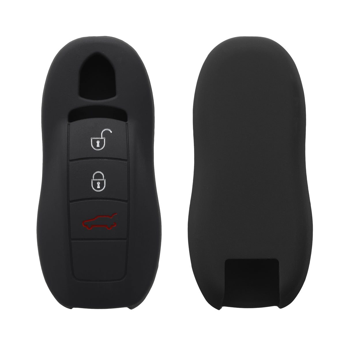 kwmobile Car Key Cover compatible with Porsche 3-Button Car Key (Keyless Entry Only)