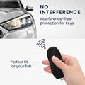 kwmobile Car Key Cover compatible with Porsche 3-Button Car Key (Keyless Entry Only)