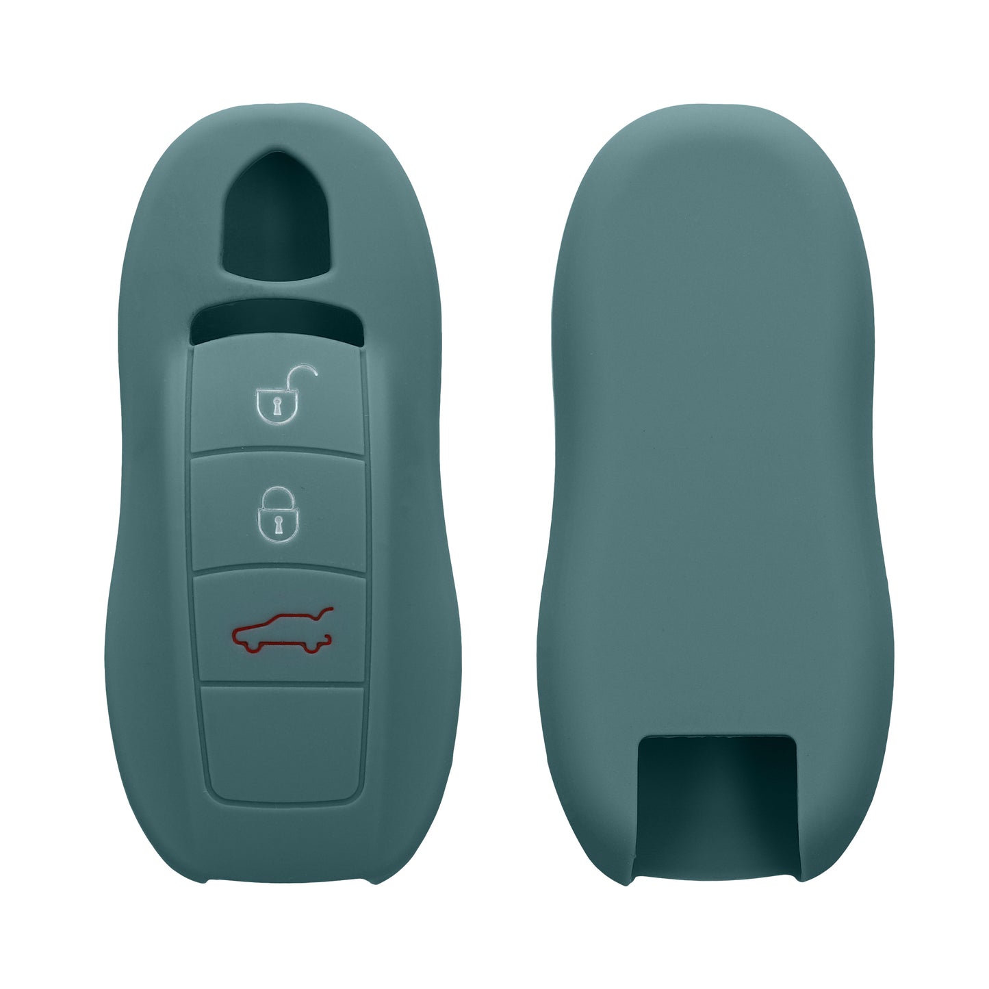 kwmobile Car Key Cover compatible with Porsche 3-Button Car Key (Keyless Entry Only)