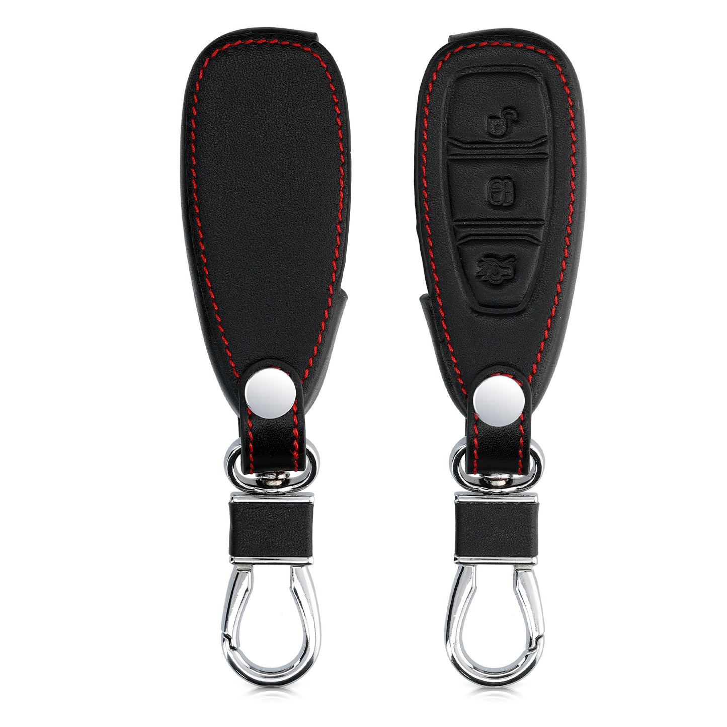 kwmobile Car Key Cover Compatible with Ford 3-Button Car Key Keyless Go