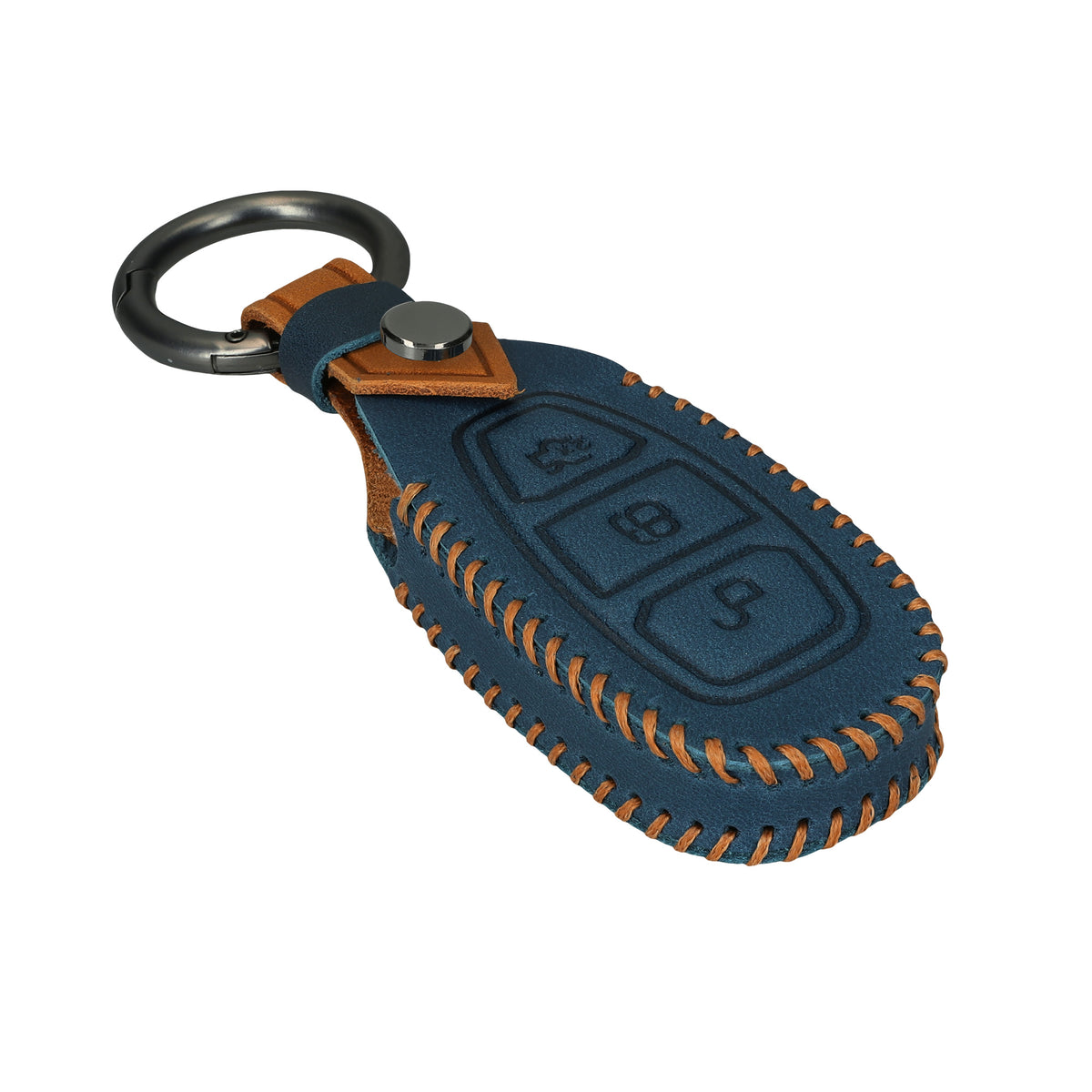 kwmobile Car Key Cover Compatible with Ford 3-Button Car Key Keyless Go