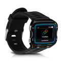 kwmobile Silikon Uhrenarmband für Garmin Forerunner 920XT Armband - Ersatzarmband für Fitnesstracker - Wechselarmband Smartwatch - Schwarz Schwarz  