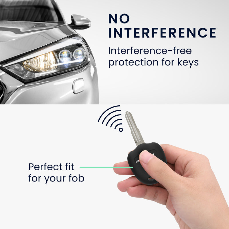 kwmobile Car Key Cover Compatible with Mitsubishi 2-Button Car Key