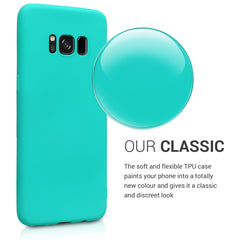 Samsung Galaxy S8 Handyhülle Silikon Neon Türkis