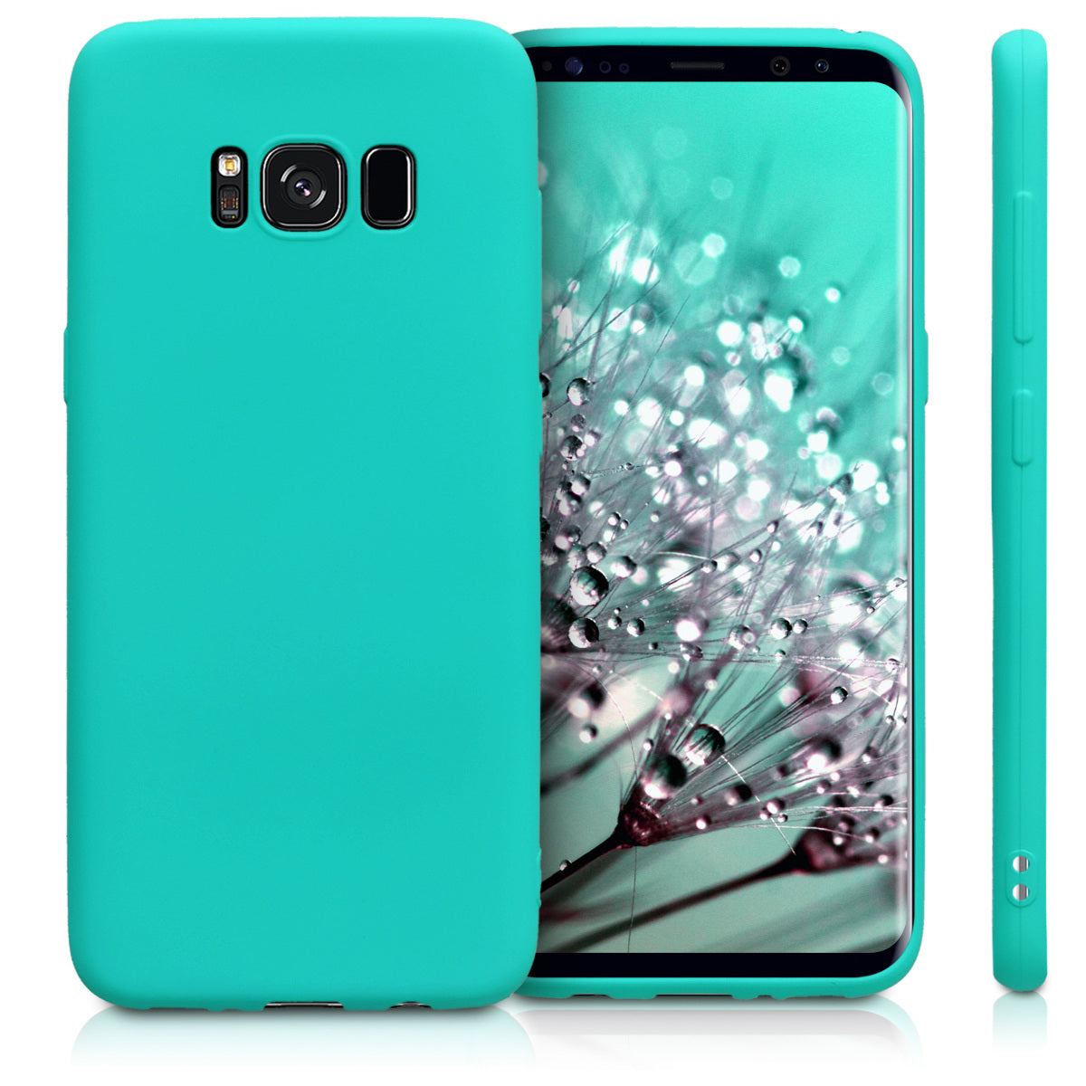 kwmobile Phone Case for Samsung Galaxy S8 Case - Wireless Charging - Protective Cover