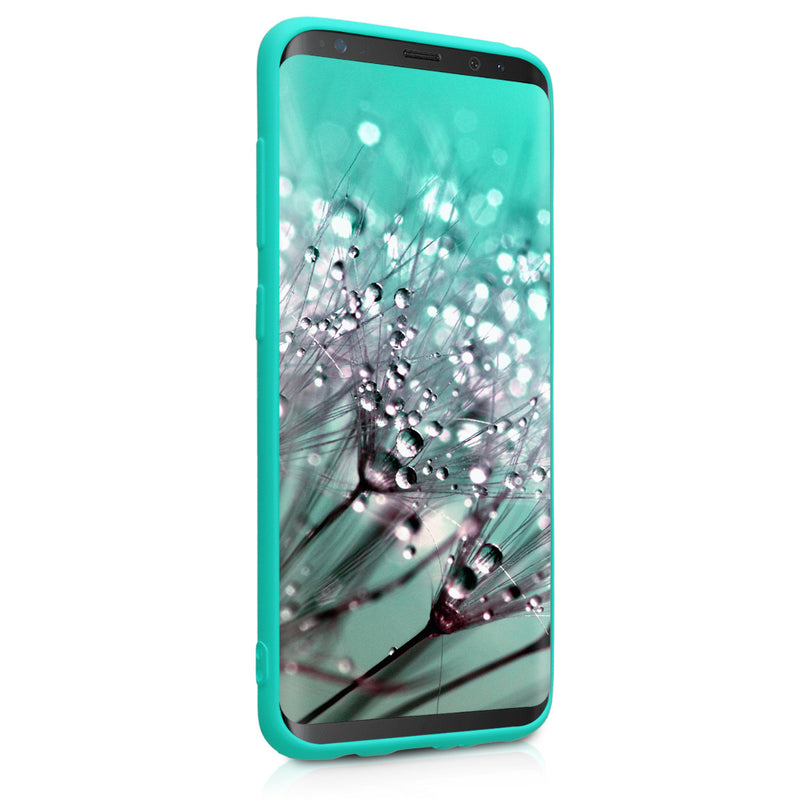 Samsung Galaxy S8 Handyhülle Silikon Neon Türkis