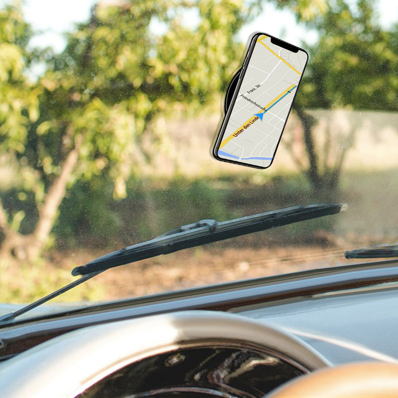 kwmobile 3x Universal Gel Klebepads - Doppelseitig klebende Anti-Rutsch Gelpads - optimal als Smartphone Halter