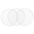 kwmobile 3x Universal Gel Klebepads - Doppelseitig klebende Anti-Rutsch Silikon Gelpads Transparent - optimal als Smartphone Halter und Navi Halterung Transparent  