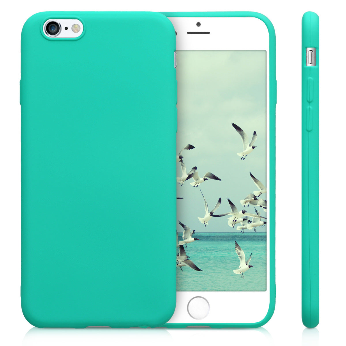 kwmobile Phone Case for Apple iPhone 6 / 6S - Wireless Charging - Protective Cover