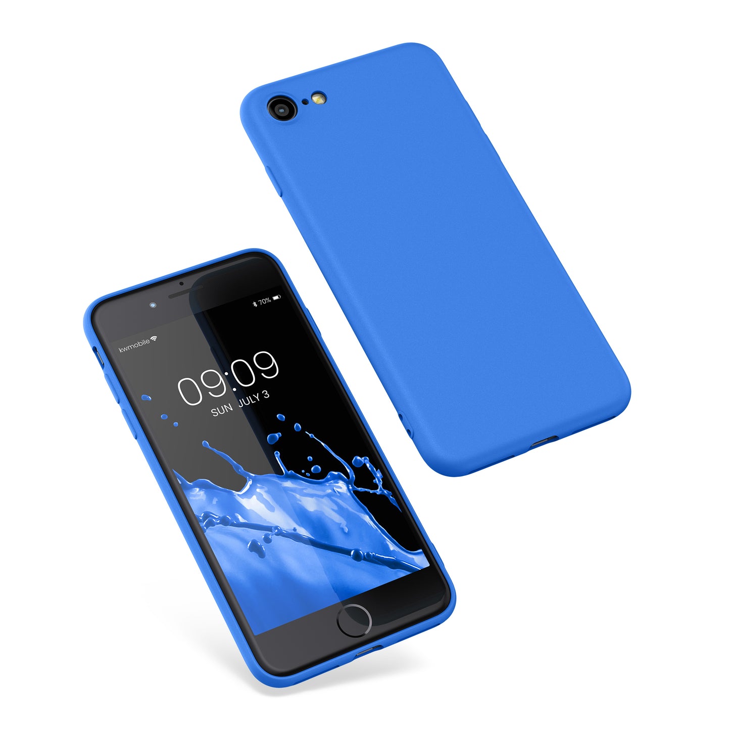 kwmobile Phone Case for Apple iPhone SE (2022) / SE (2020) / 8 / 7 Case - Wireless Charging - Protective Cover