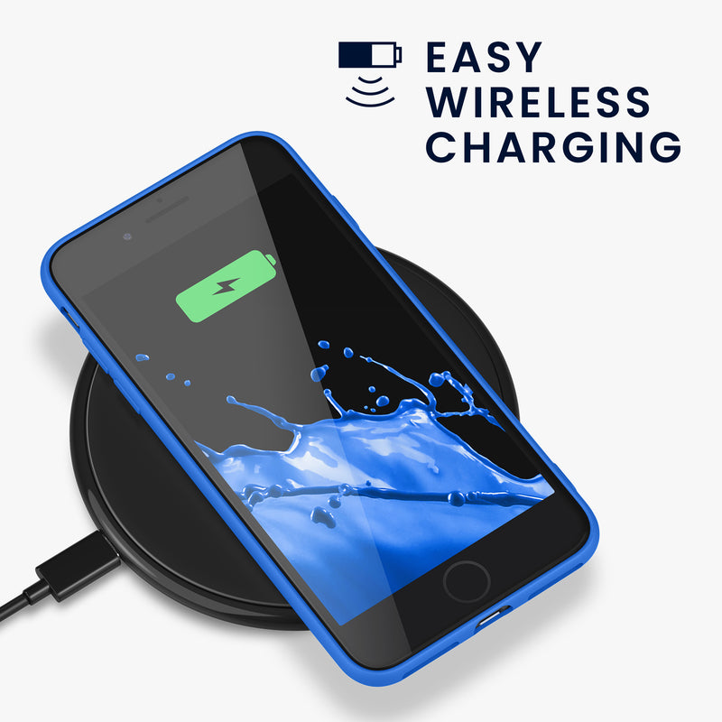 kwmobile Phone Case for Apple iPhone SE (2022) / SE (2020) / 8 / 7 Case - Wireless Charging - Protective Cover