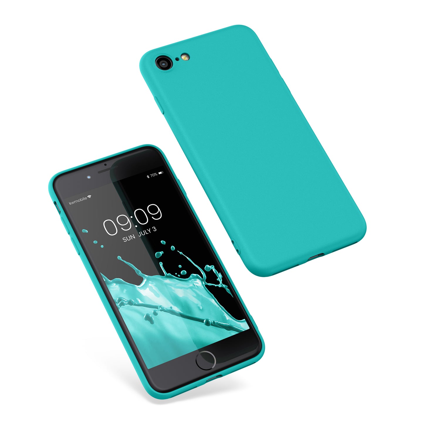 kwmobile Phone Case for Apple iPhone SE (2022) / SE (2020) / 8 / 7 Case - Wireless Charging - Protective Cover