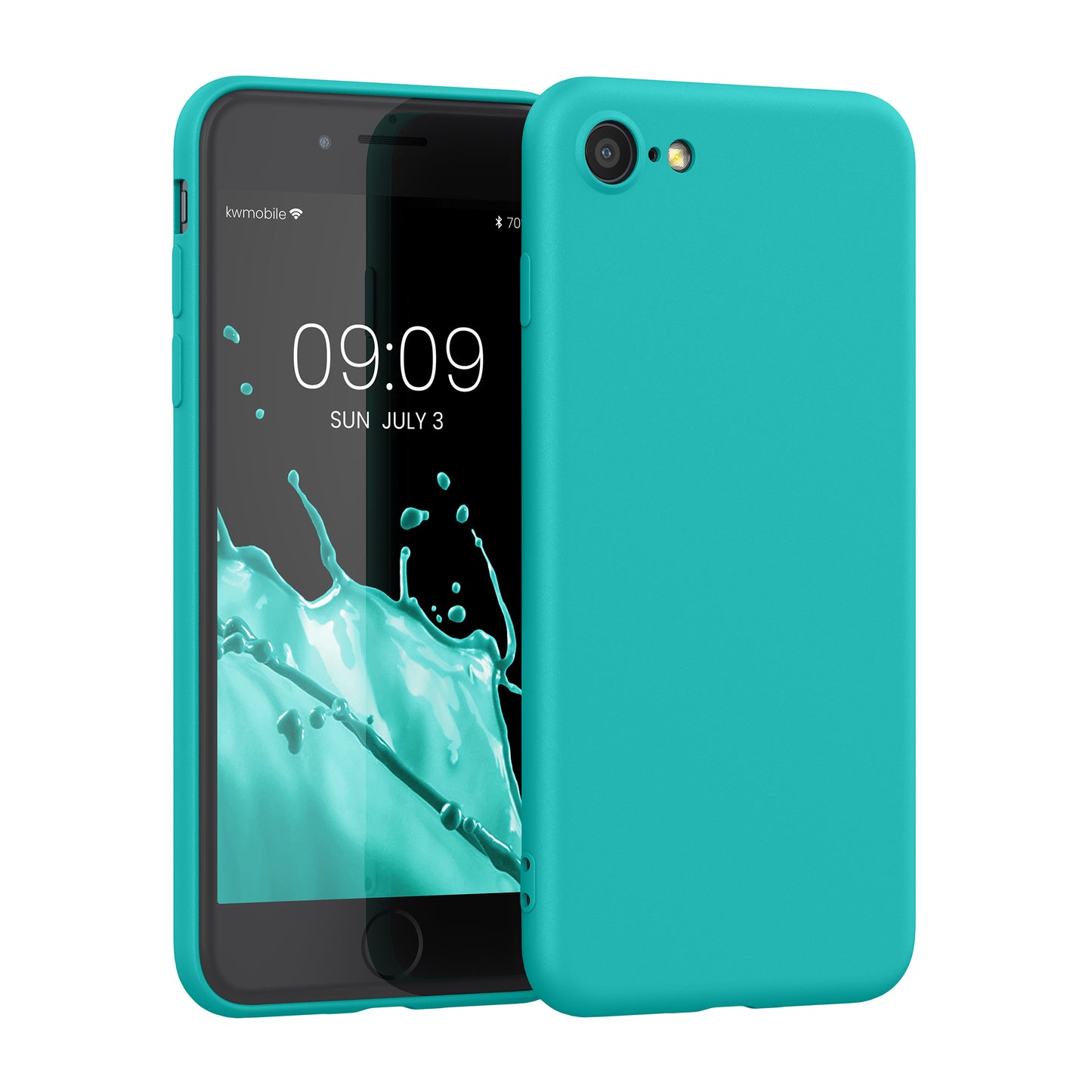 kwmobile Phone Case for Apple iPhone SE (2022) / SE (2020) / 8 / 7 Case - Wireless Charging - Protective Cover