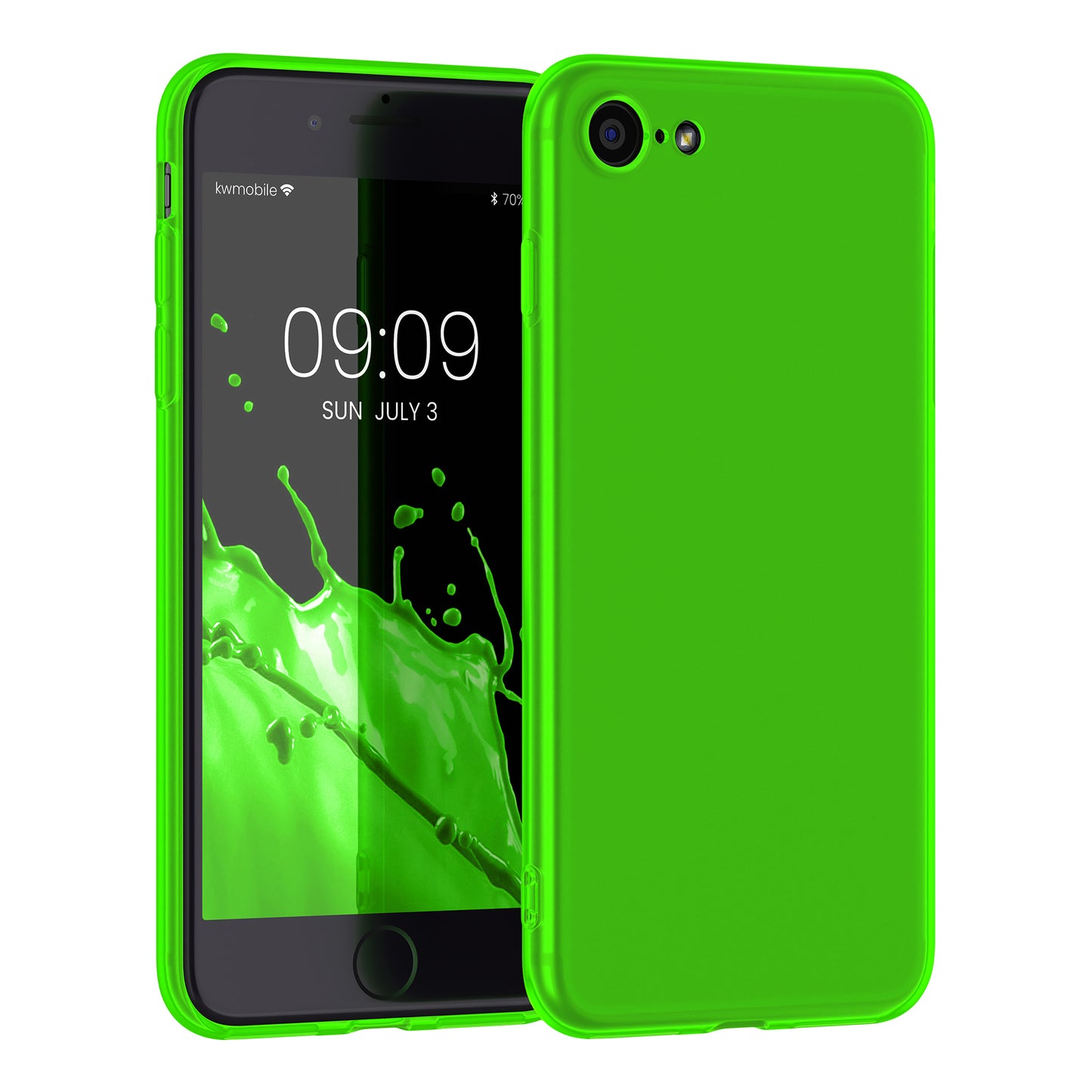 kwmobile Phone Case for Apple iPhone SE (2022) / SE (2020) / 8 / 7 Case - Wireless Charging - Protective Cover