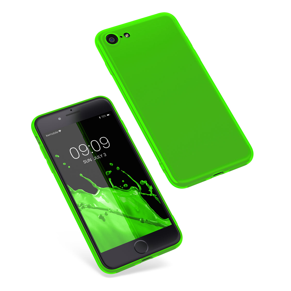 kwmobile Phone Case for Apple iPhone SE (2022) / SE (2020) / 8 / 7 Case - Wireless Charging - Protective Cover