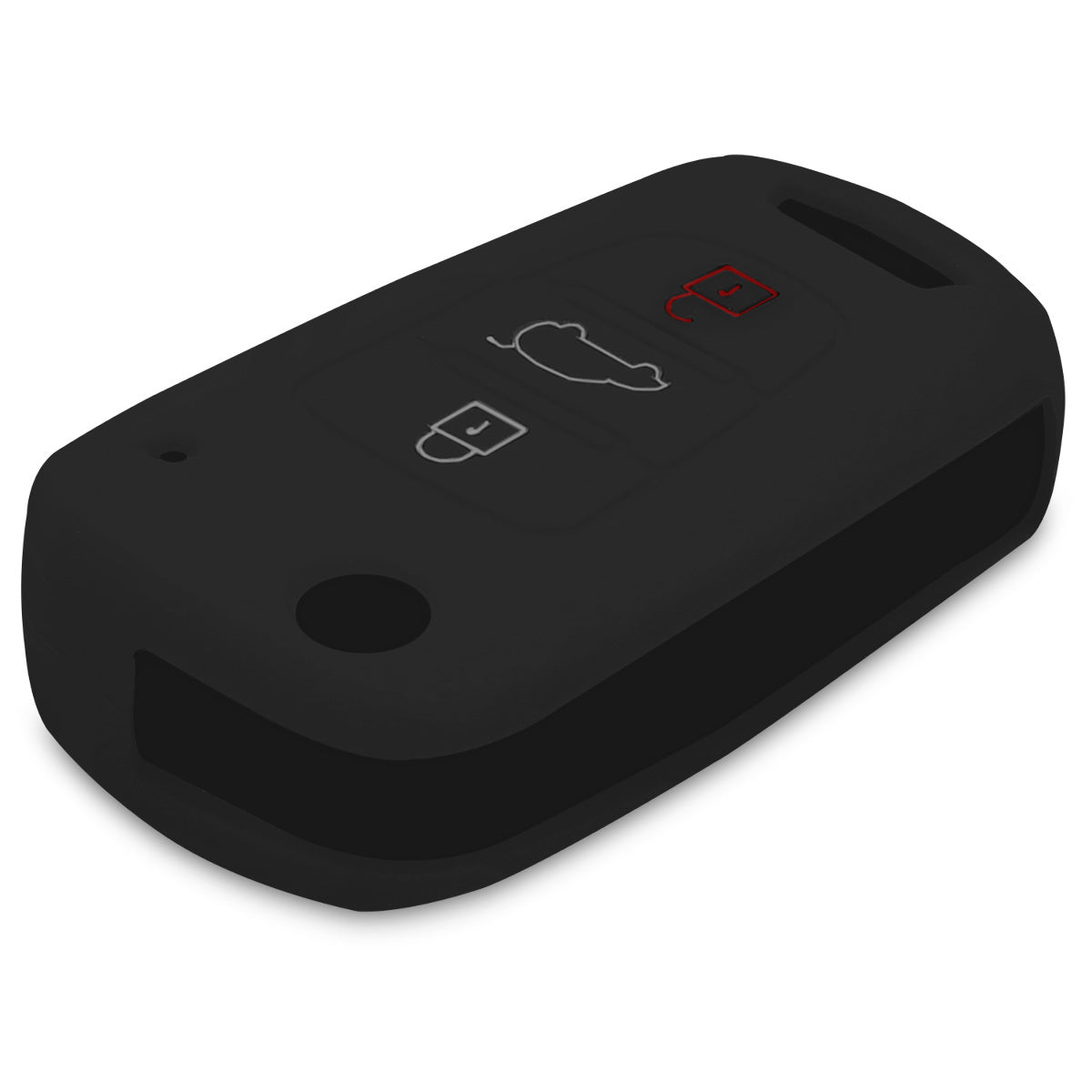 kwmobile Car Key Cover compatible with Hyundai 3-Button Folding Car Key
