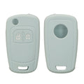 Opel Chevrolet 2-Button Flip Silicone Car Key Cover