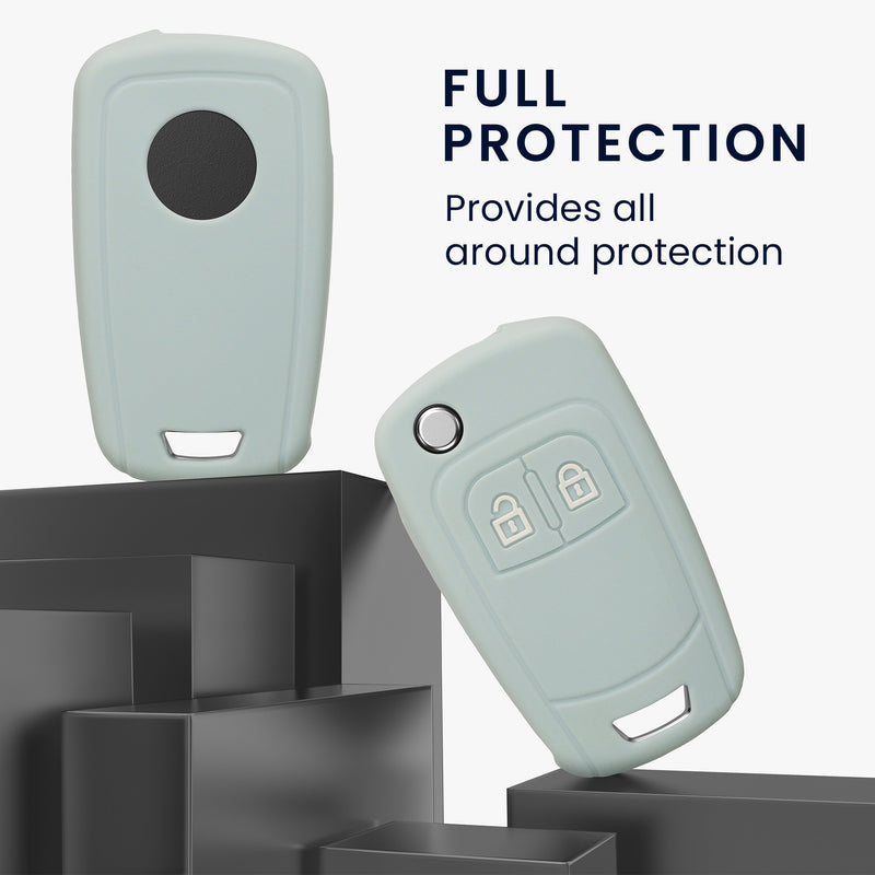 Opel Chevrolet 2-Button Flip Silicone Car Key Cover