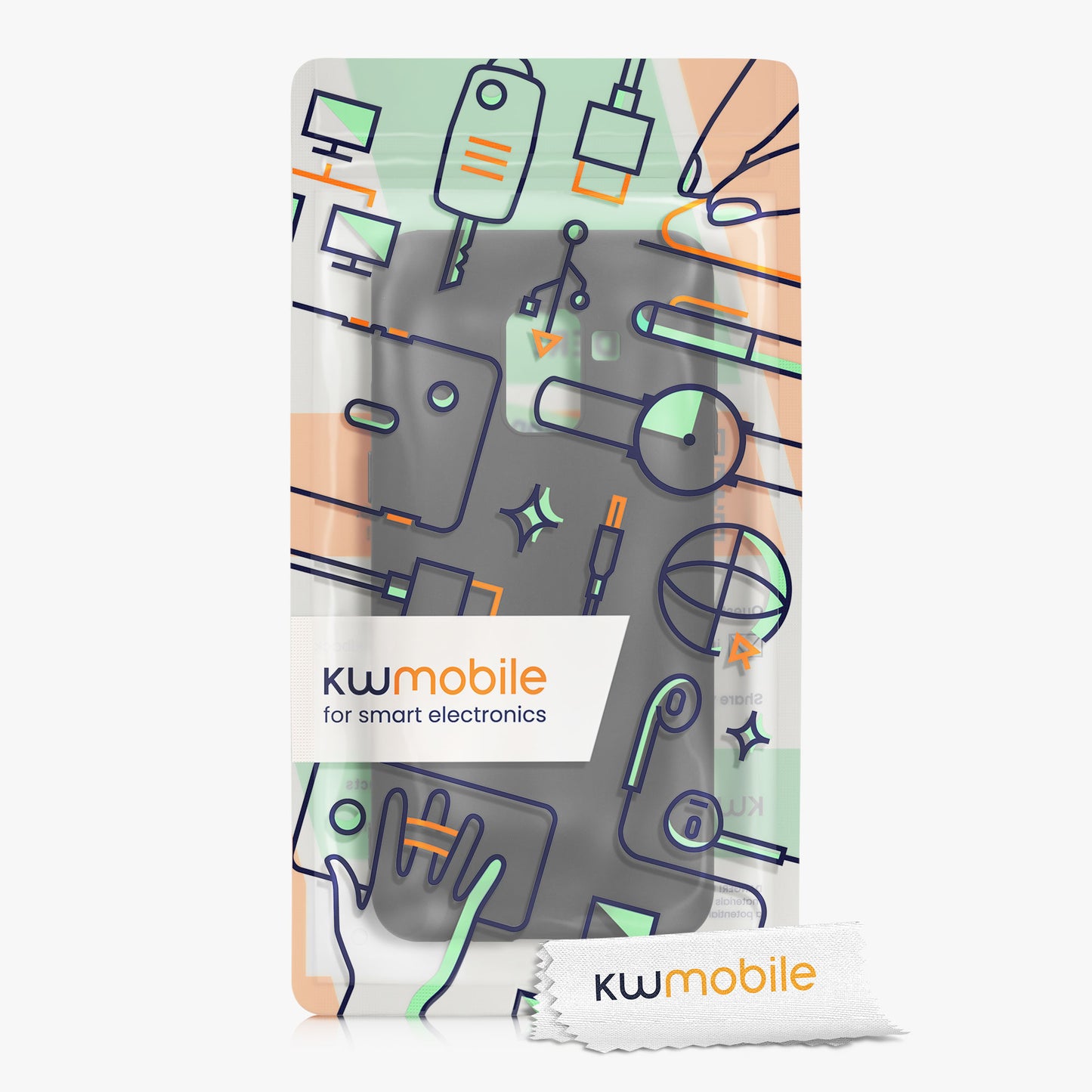 kwmobile Phone Case for Samsung Galaxy A8 (2018) - Wireless Charging - Protective Cover