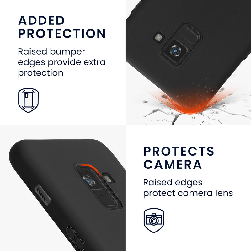kwmobile Phone Case for Samsung Galaxy A8 (2018) - Wireless Charging - Protective Cover