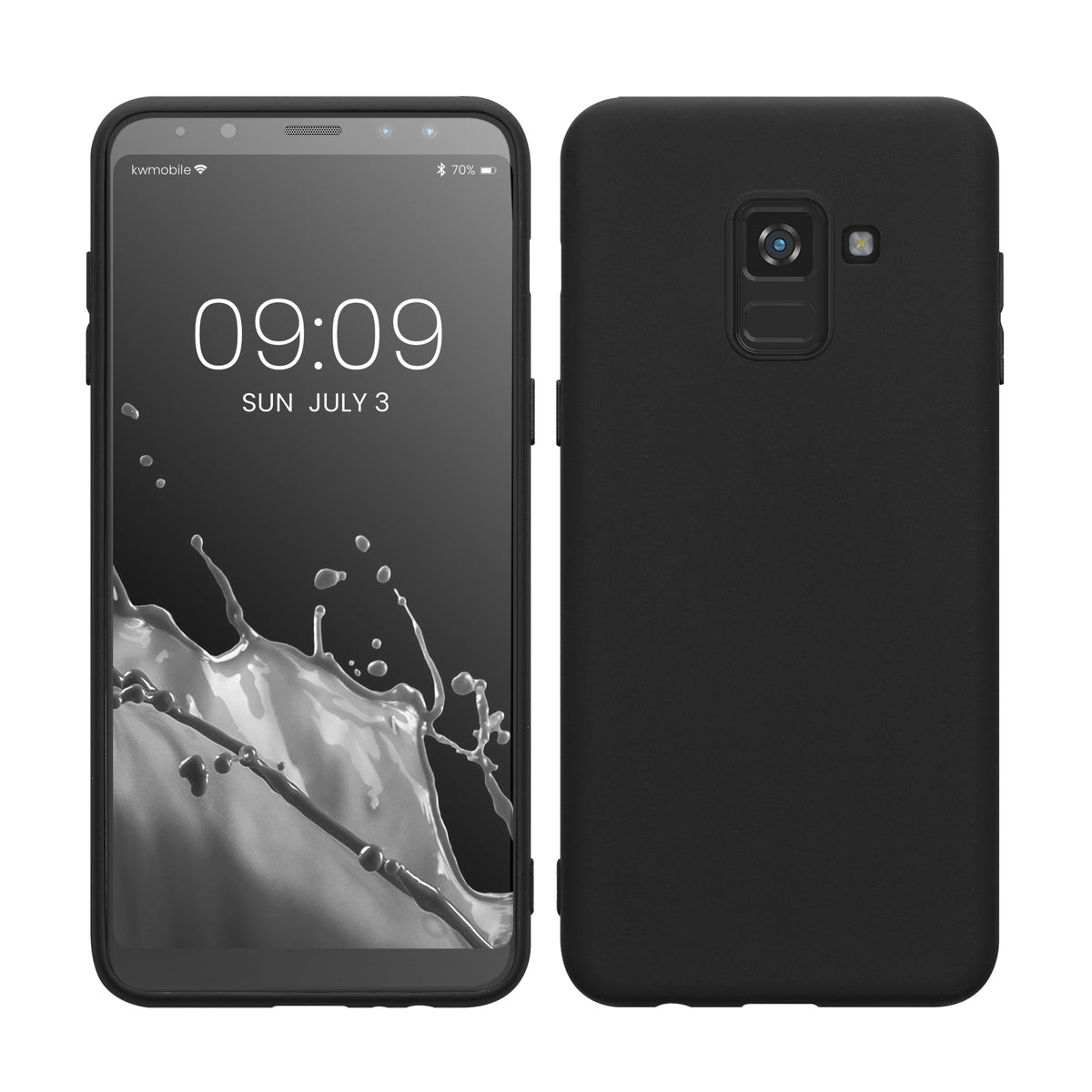 kwmobile Phone Case for Samsung Galaxy A8 (2018) - Wireless Charging - Protective Cover