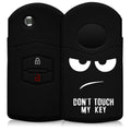Mazda 2-Button Car Key Cover Don't touch my Key