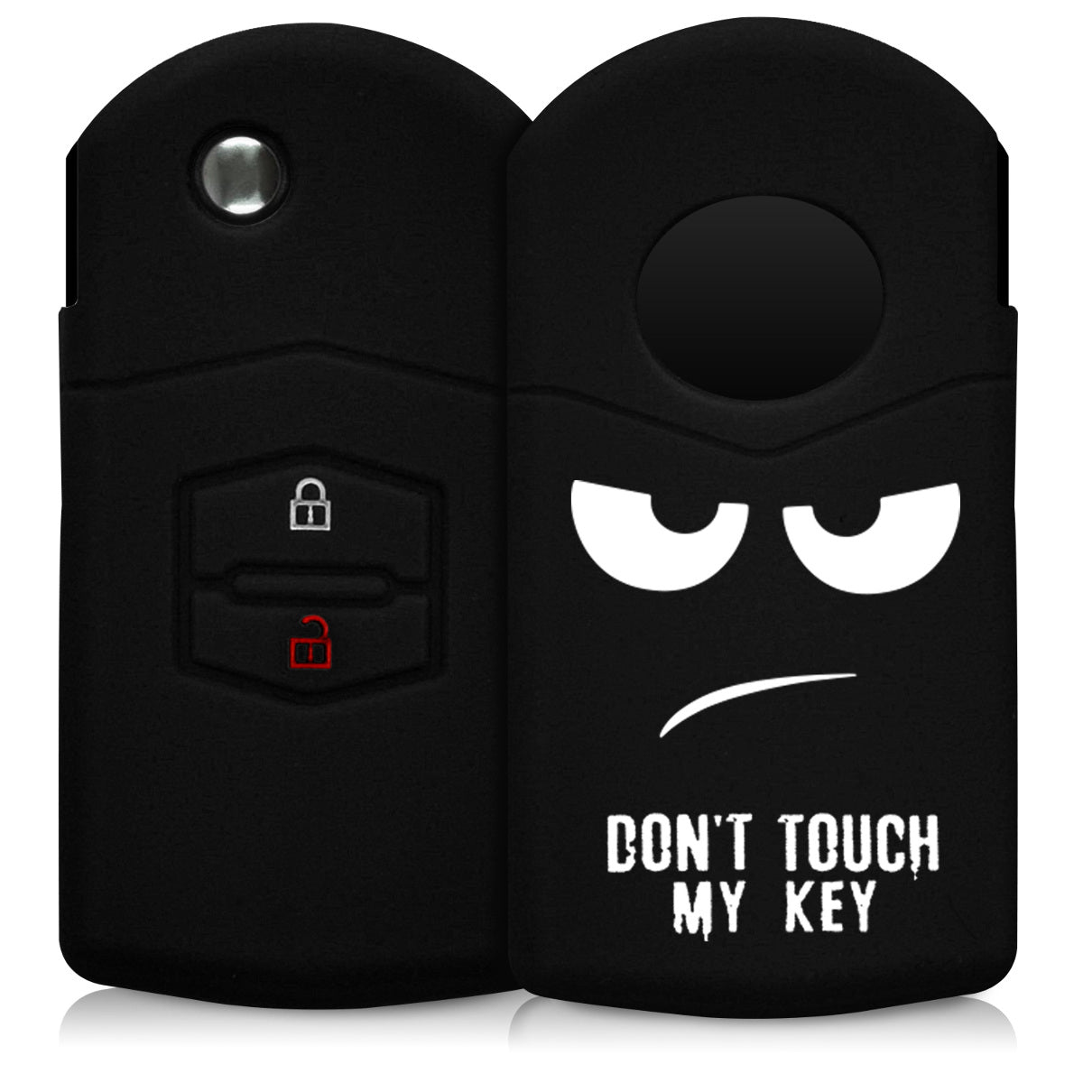 Mazda 2-Button Car Key Cover Don't touch my Key