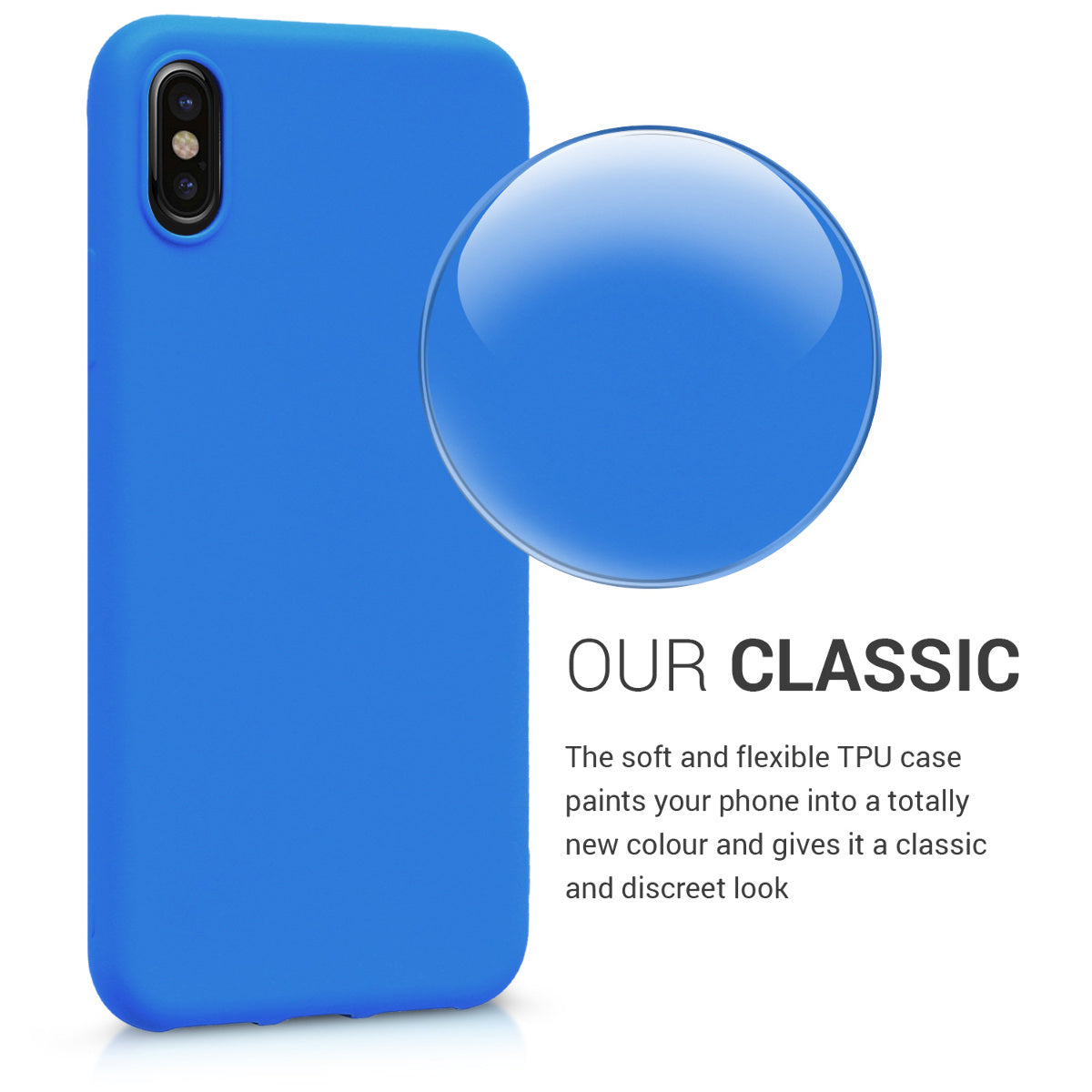 kwmobile Phone Case for Apple iPhone X - Wireless Charging - Protective Cover